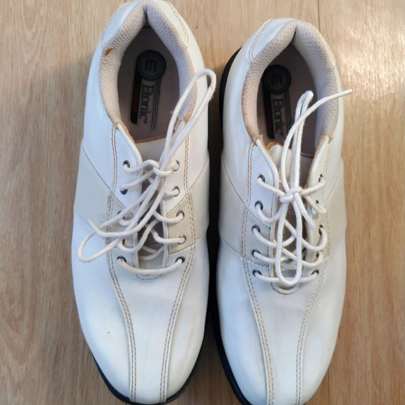 Etonic Golf Shoes Women’s Size 7.5 M 2 tone white/dove LP8100-4 DSG 4 - Picture 1 of 8